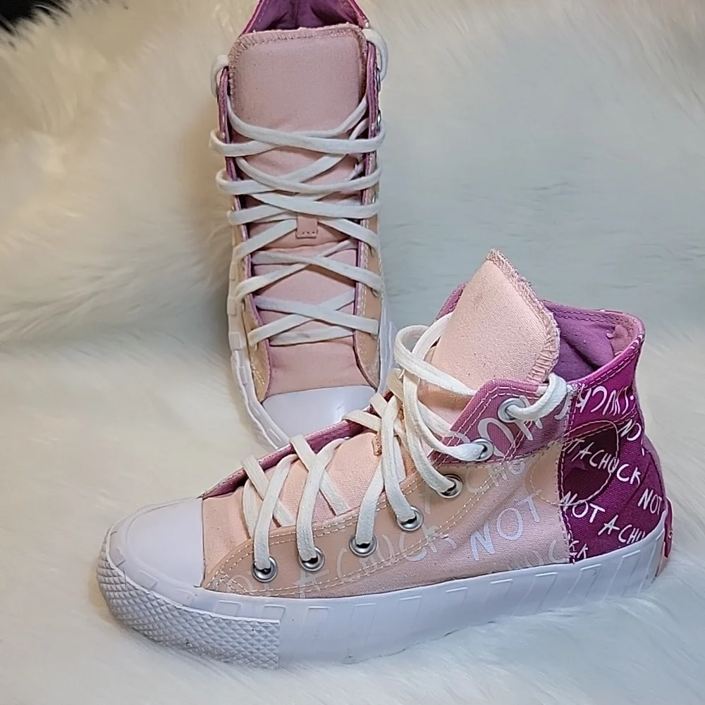 CONVERSE  Not a Chuck Storm Pink Hightop Sneakers size 5